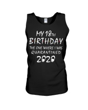 My 18th Birthday Quarantined 2020 Unisex Tank thumbnail