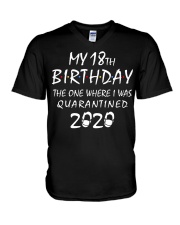 My 18th Birthday Quarantined 2020 V-Neck T-Shirt thumbnail