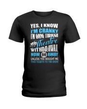 Theatre Withdrawal Ladies T-Shirt thumbnail