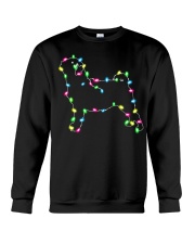 Christmas Lights Xmas Dog Pug Crewneck Sweatshirt thumbnail
