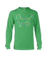 Christmas Lights Xmas Dog Dachshund Long Sleeve Tee thumbnail