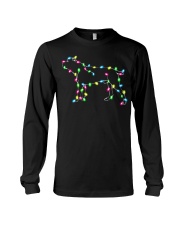 Christmas Lights Xmas Dog Cane Corso Long Sleeve Tee tile