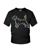 Christmas Lights Xmas Dog Beagle Youth T-Shirt thumbnail