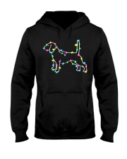 Christmas Lights Xmas Dog Beagle Hooded Sweatshirt thumbnail