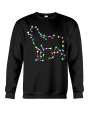 Christmas Lights Xmas Dog Siberian Husky Crewneck Sweatshirt thumbnail