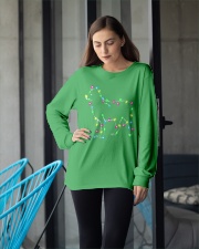Christmas Lights Xmas Dog Siberian Husky Long Sleeve Tee apparel-long-sleeve-tee-lifestyle-front-20