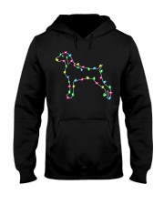 Christmas Lights Xmas Dog Weimaraner Hooded Sweatshirt thumbnail
