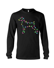 Christmas Lights Xmas Dog Weimaraner Long Sleeve Tee tile
