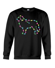 Christmas Lights Xmas Dog Bernese Mountain Dog Crewneck Sweatshirt thumbnail