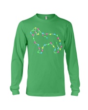 Christmas Lights Xmas Dog Bernese Mountain Dog Long Sleeve Tee front