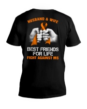 MS Husband And Wife V-Neck T-Shirt back
