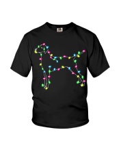 Christmas Lights Xmas Dog Vizsla Youth T-Shirt thumbnail