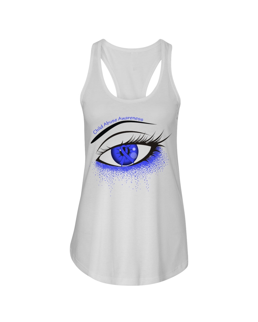 Child Abuse Awareness Ladies Flowy Tank