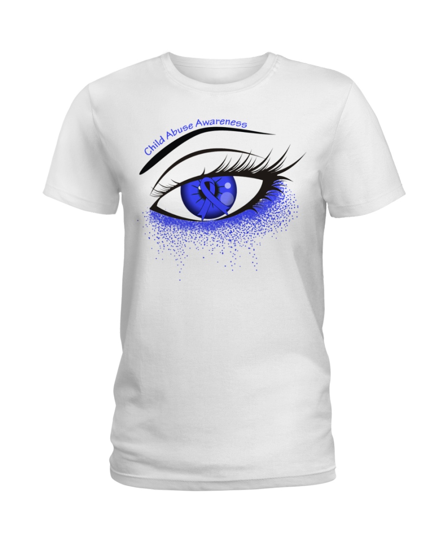 Child Abuse Awareness Ladies T-Shirt