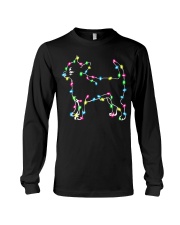 Christmas Lights Xmas Dog Chihuahua Long Sleeve Tee tile
