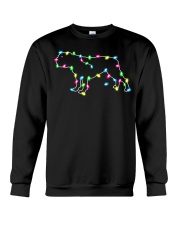 Christmas Lights Xmas Dog Bulldog Crewneck Sweatshirt thumbnail