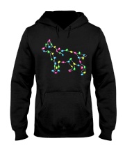 Christmas Lights Xmas Dog German Shepherd Hooded Sweatshirt thumbnail