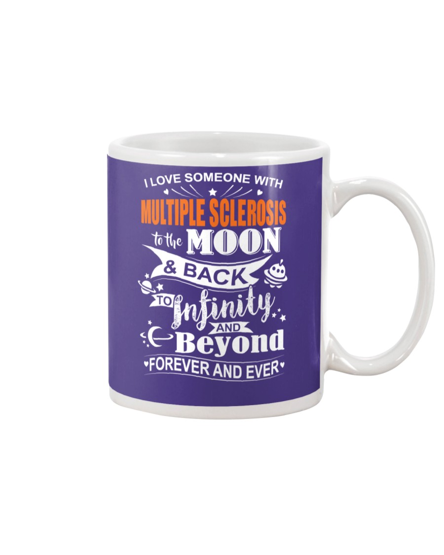 I Love Someone With MS To The Moon And Back Mug