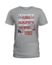 Yorkie Girl Ladies T-Shirt thumbnail