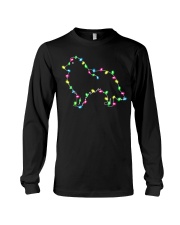 Christmas Lights Xmas Dog Shetland Sheepdog Long Sleeve Tee tile