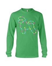 Christmas Lights Xmas Dog Bichon Frise Long Sleeve Tee front