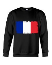 Flag Of France With Distressed Edges T Shirt By Br Crewneck Sweatshirt thumbnail