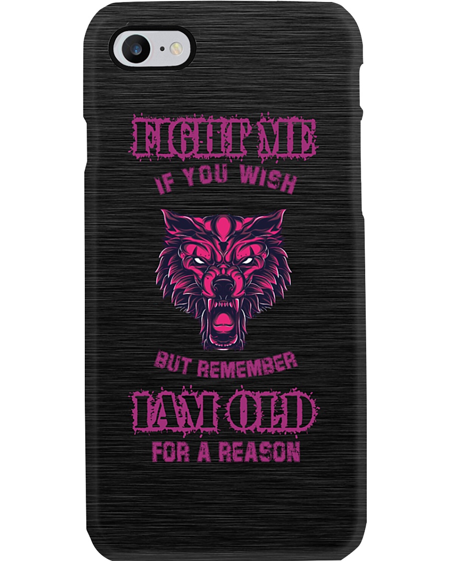Fight Me If You Wish - Wolf Mobile Case Phone Case