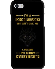 i Am A Good Person - Wolf iPhone And Android Case Phone Case i-phone-7-case