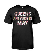 QUEENS ARE BORN IN MAY Classic T-Shirt thumbnail