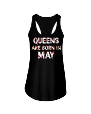 QUEENS ARE BORN IN MAY Ladies Flowy Tank thumbnail