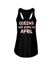 QUEENS ARE BORN IN APRIL Ladies Flowy Tank thumbnail