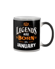 LEGENDS ARE BORN IN JANUARY Color Changing Mug thumbnail