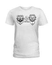 IT'S VERY RUDE TO STARE Ladies T-Shirt thumbnail