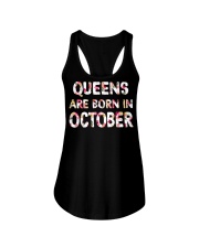 QUEENS ARE BORN IN OCTOBER Ladies Flowy Tank thumbnail