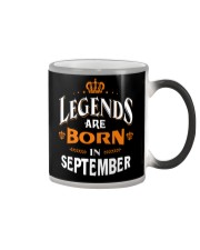 LEGENDS ARE BORN IN SEPTEMBER Color Changing Mug thumbnail