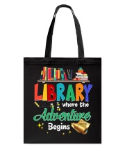 Library Where The Adventure Begins Tote Bag thumbnail
