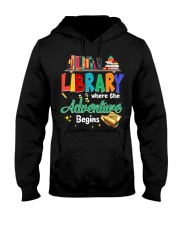 Library Where The Adventure Begins Hooded Sweatshirt thumbnail