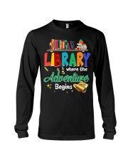 Library Where The Adventure Begins Long Sleeve Tee thumbnail