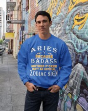 ARIES ZODIAC SIGN Crewneck Sweatshirt lifestyle-unisex-sweatshirt-front-2