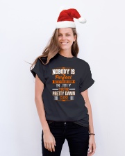 YOU ARE BORN IN JULY YOU ARE PRETTY DAMN CLOSE Classic T-Shirt lifestyle-holiday-crewneck-front-1