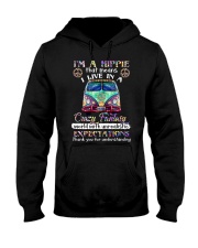 I'm A Hippie That Means I Live In A Crazy Fantasy Hooded Sweatshirt thumbnail
