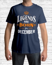 LEGENDS ARE BORN IN DECEMBER Classic T-Shirt lifestyle-mens-crewneck-front-1