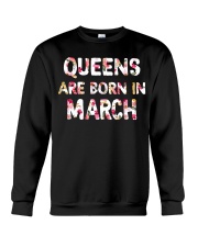 QUEENS ARE BORN IN MARCH Crewneck Sweatshirt thumbnail