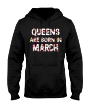 QUEENS ARE BORN IN MARCH Hooded Sweatshirt thumbnail