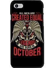LEGENDS ARE BORN IN OCTOBER Phone Case thumbnail