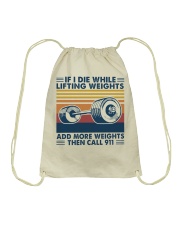 Weightlifting 77 Drawstring Bag tile