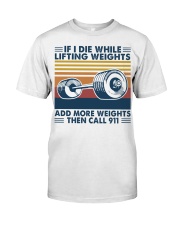 Weightlifting 77 Classic T-Shirt front