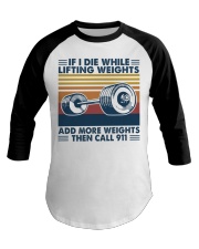 Weightlifting 77 Baseball Tee tile