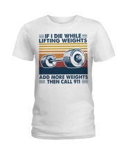 Weightlifting 77 Ladies T-Shirt tile