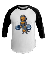 Weightlifting 14 Baseball Tee tile